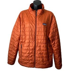 Patagonia Orange Nano Zip Up Jacket